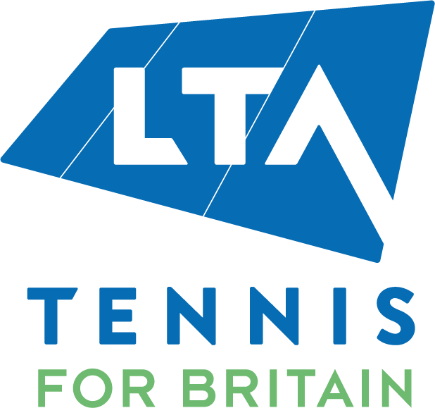 LTA logo with text reading 'Tennis for Britain'